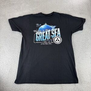 Zelda Great Sea Promo Shirt 2015 Black Men's Size Xl Video‎ Game